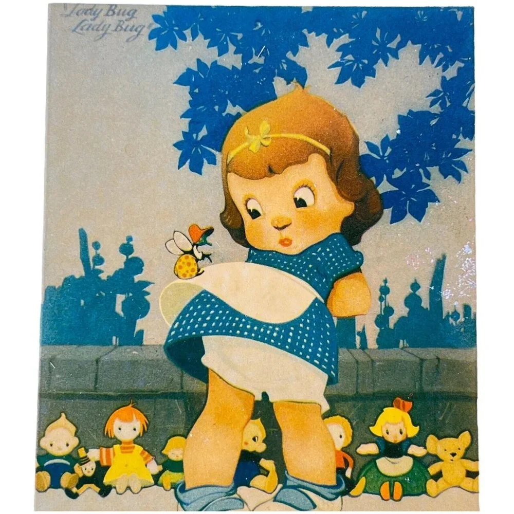Kellogg’s Wall Plaque By Vernon Grant Ladybug Bobby Shaftoes Gone To Sea Nursery